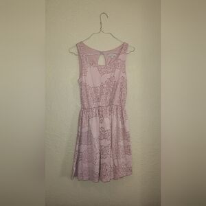 Charlotte Russe Pink Lace Mini Dress